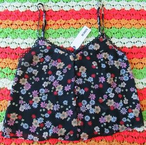 BB DAKOTA BLOOM TOWN CHIFFON TOP